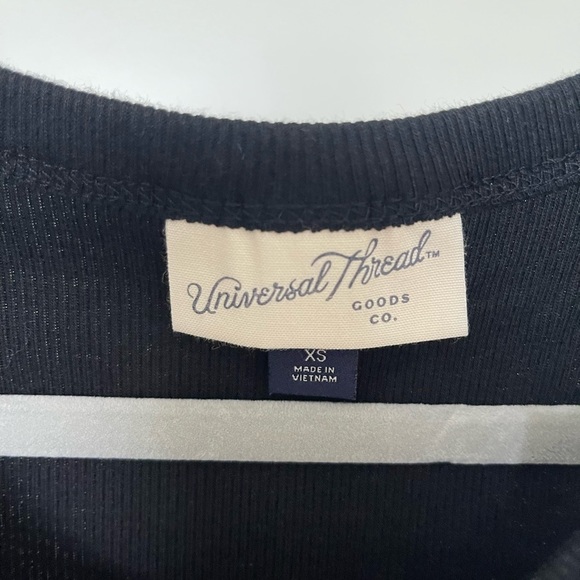 NWT Universal Thread Ribbed Shrunken Tank XS - Picture 2 of 5